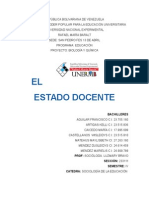 Trabajo Del Estado Docente