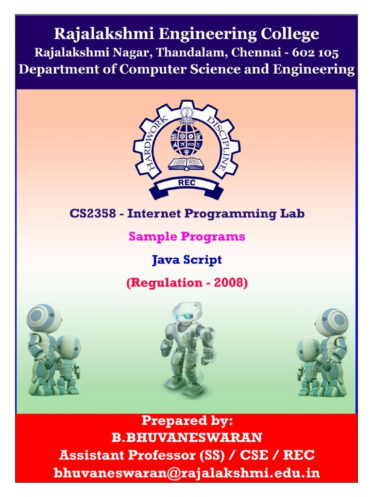 JavaScript CSE | PDF | Email | Software