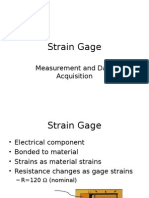Strain Gage: Measurement and Data Acquisition