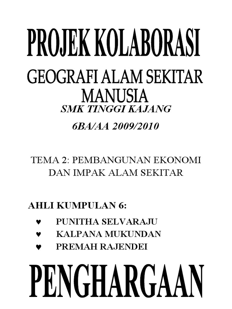 Koleksi Soalan Contoh Geografi Manusia Tema 2 Pembangunan 