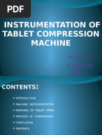 Instrumentation of Tablet Compression Machine PPT. by Shash