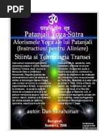 Download PATANJALI YOGA SUTRA REGULI DE ALINIERE ALE LUI PATANJALI  DE MIRAHORIAN by MIRAHORIAN SN25425558 doc pdf