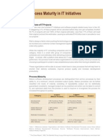 Process Maturity in IT Initiatives