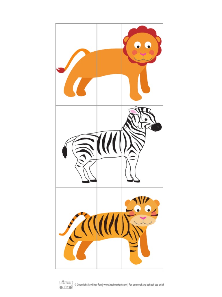 Animal Puzzles 1014 | PDF