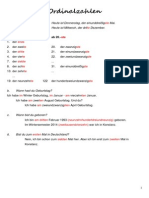 Deutsch A1-2 Ordinalzahlen