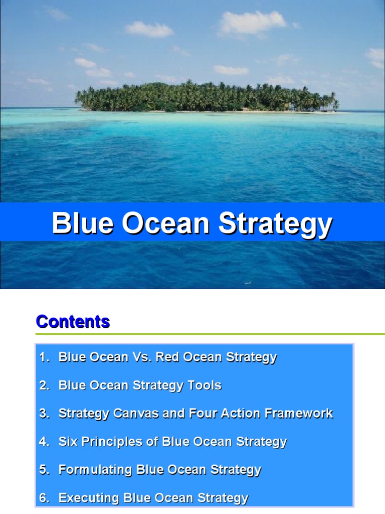 Blue Ocean Strategy Overview and Tools | PDF | Business | Economies