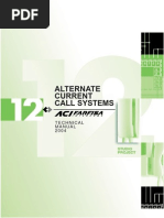 Alternate Current Call Systems: Technical Manual 2 0 0 4