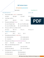 10th Maths EM Unit Test 1