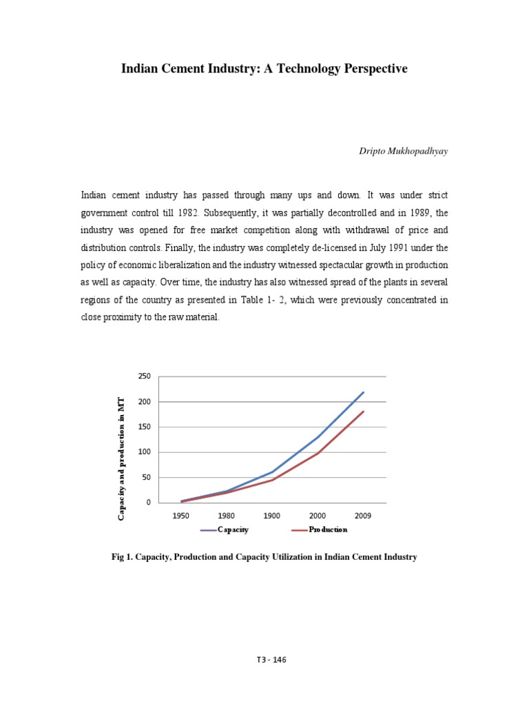 Indian Cement Industry Technologies | PDF | Mill (Grinding) | Cement
