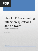 eBook 110 Accounting Interview Questions Answers