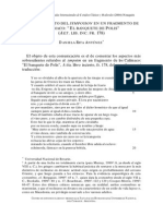 Antúnez - Tratamiento Del Symposion en Banquete de Polis - Calímaco