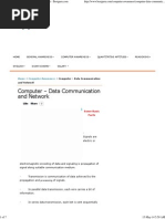 Data Communication and Network