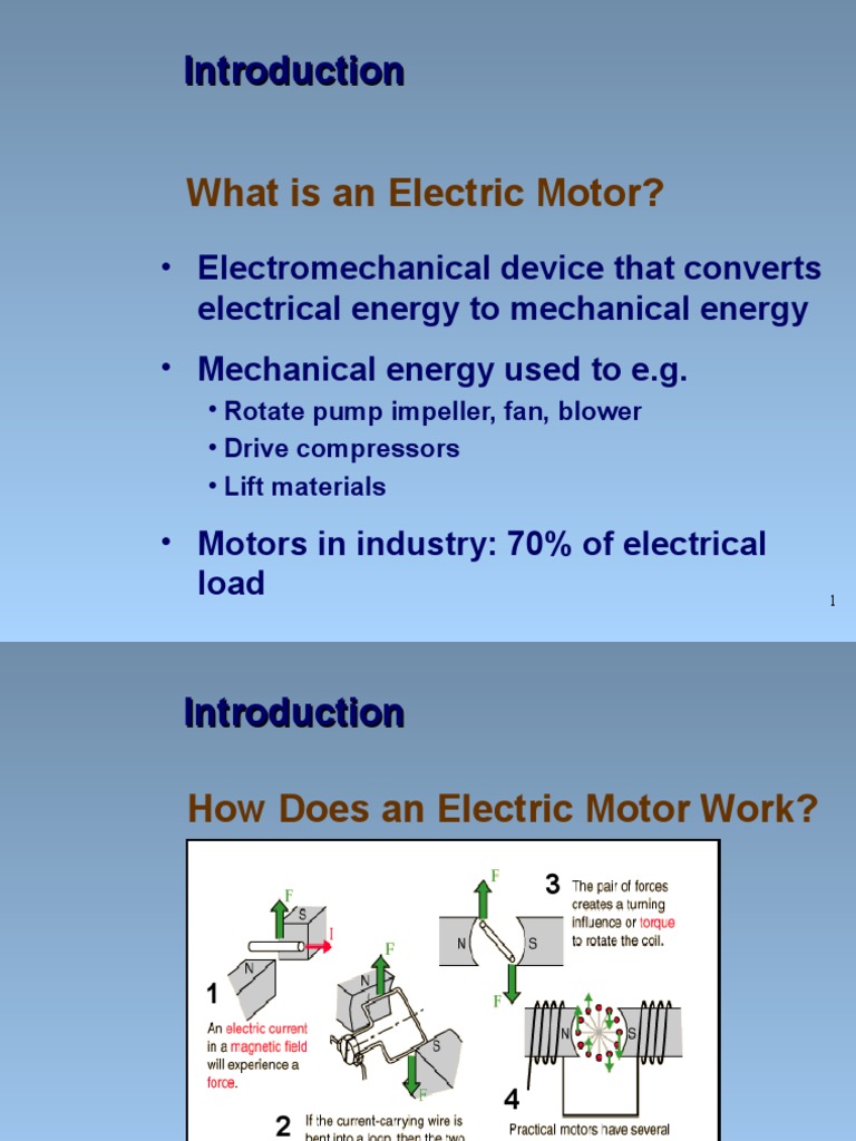 What Is An Electric Motor? Electromechanical Device That Converts