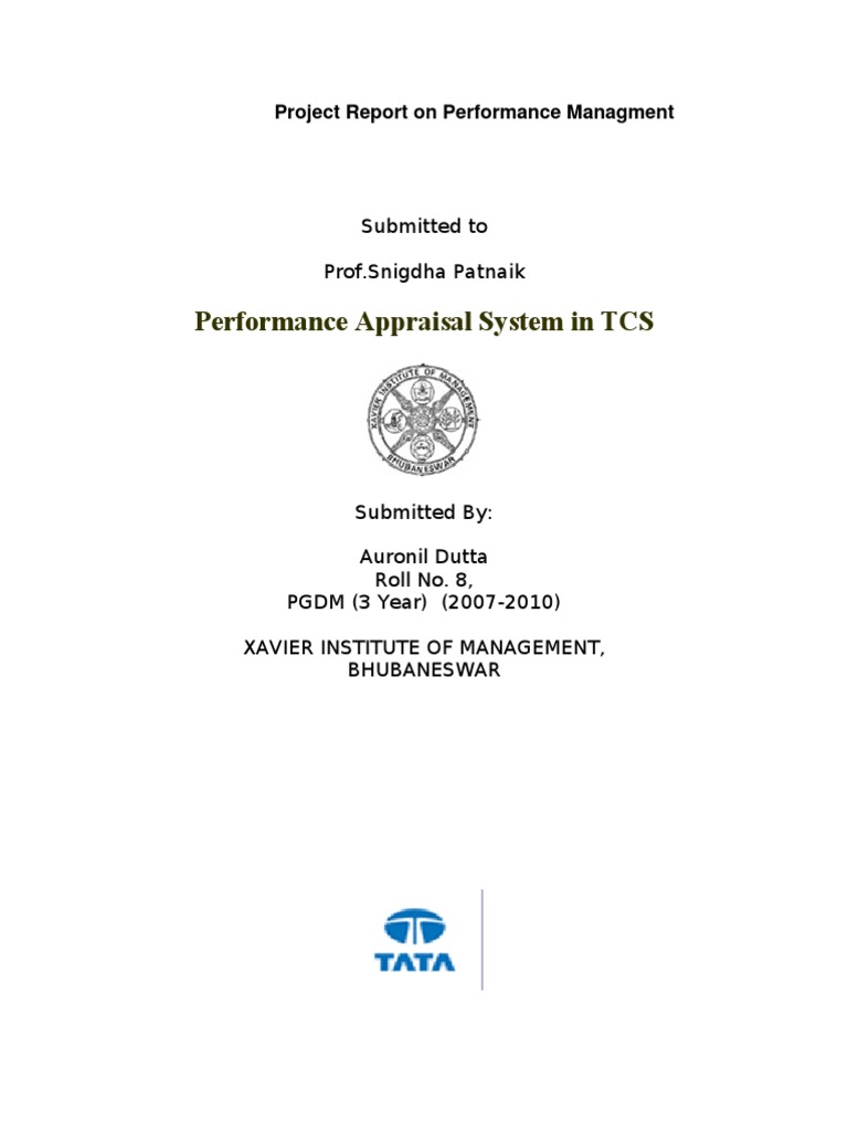 TCS Performance Appraisal Insights | PDF | Performance Appraisal ...