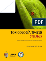 SILABO Toxicologia UNAH