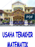 Usaha Terakhir 1