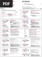 Swatch Watch User Manual: Time & Date Settings | PDF