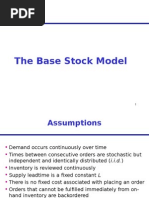 Base Stock Policy