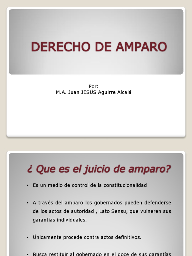 Juicio de Amparo PDF Sentencia (ley) Derecho Constitucional