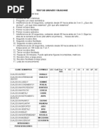Test de Rudas en Español PDF | PDF