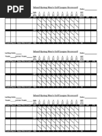 Stableford Scoring System Guide | PDF | Precision Sports | Handicapping