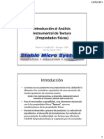 Introduccion Analisis Instrumental Textura PDF