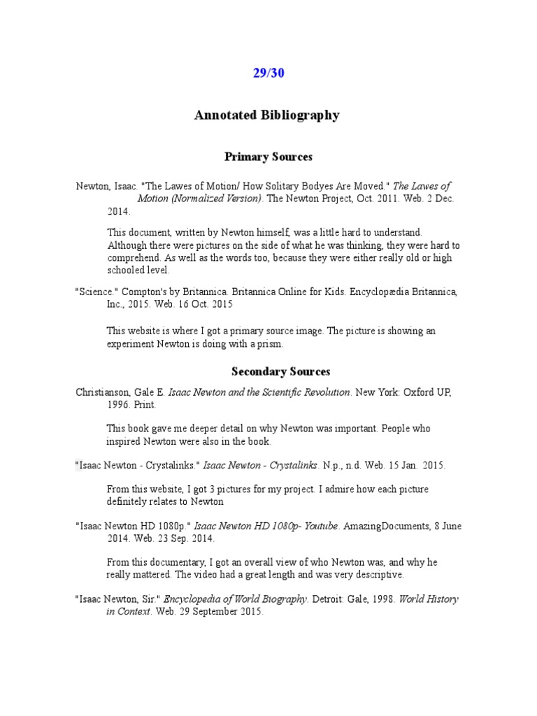 Annotated bibliography mla format image