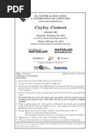 Download Cayle y Combined Contest by aaone SN254303236 doc pdf