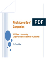 Final Accounts of Companies