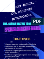 Manejo inicial del paciente intoxicado