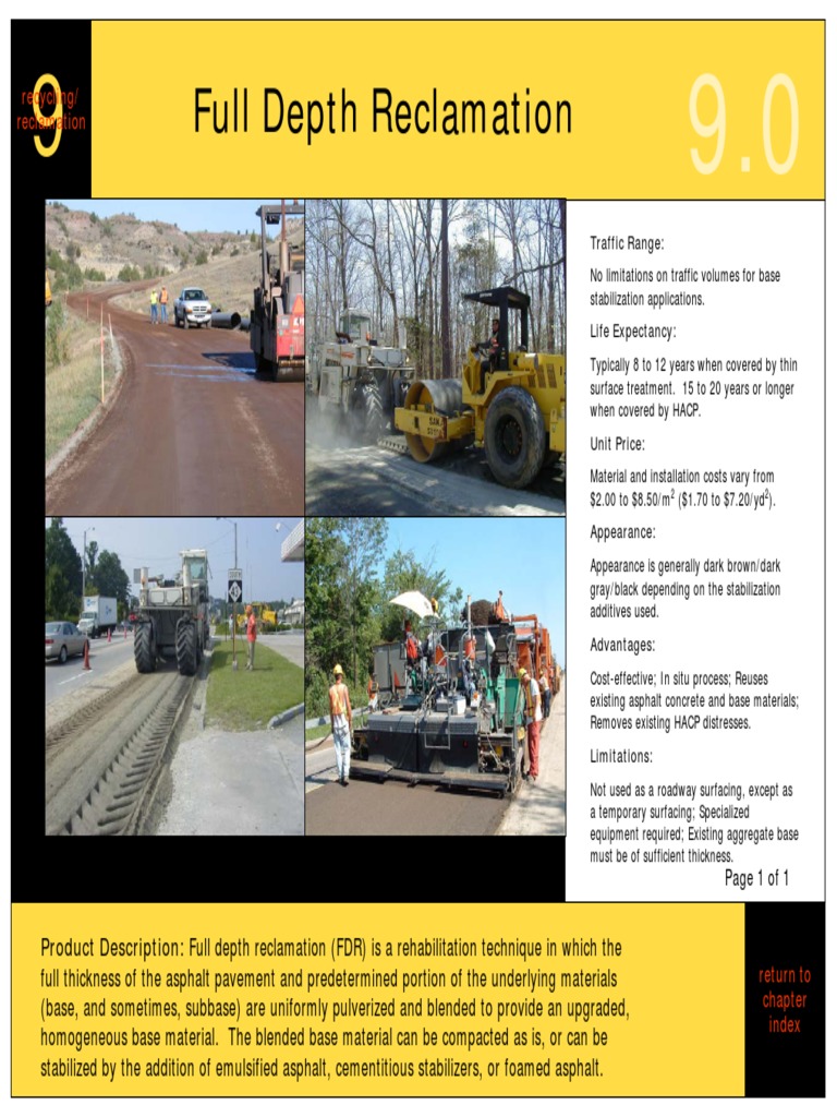 FDR 9.0 | PDF | Road Surface | Construction Aggregate