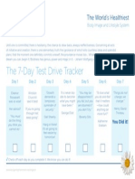 Be Healthy 7-Day Test Drive Tracker