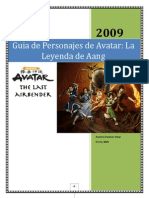 Guia de Personajes de Avatar La Leyenda de Aang