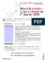 Lettre d'Information RHF Janvier 2010