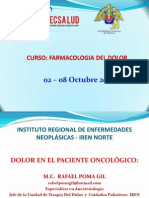 Conferencia Dr Rafael Poma Dolor Oncologico Tratamiento