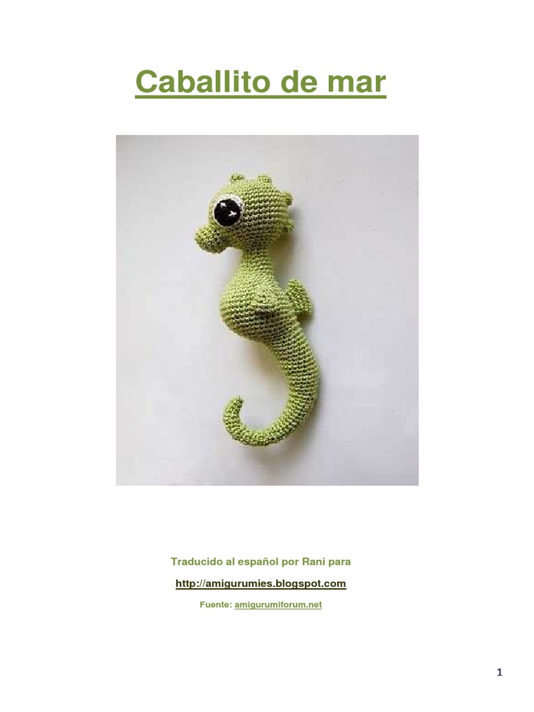 amigurumi caballito