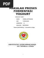 Download MAKALAH FERMENTASI YOGURT by Indra SN254319709 doc pdf