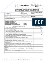 Qa-f-Vn-pcm- Pre t & c Check List for Ahu-fcu