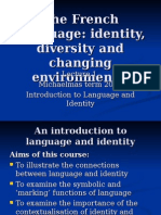 Lecture 1 Introduction To Language and Identity