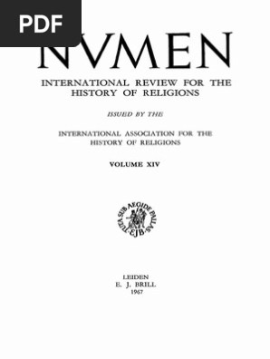 Numen Volume 14 PDF, PDF, Origen