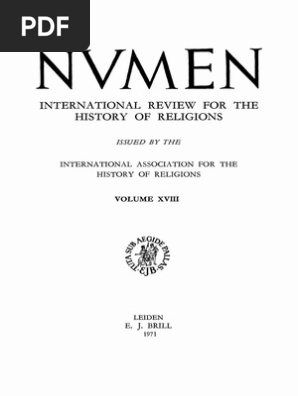 Numen Volume 18 Pdf Phenomenologie Philosophie Theologie