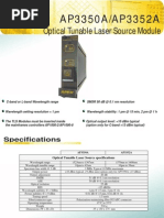 Download Optical Tunable Laser Source AP3350A - APEX Technologies by APEX Technologies SN25433131 doc pdf