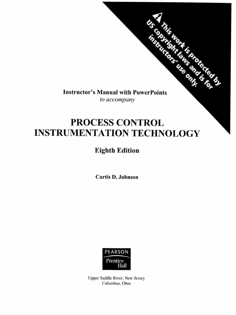 Solution Manual-Process Control Instrumentation Technology | PDF