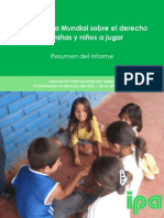 IPA Consulta Mundial Sobre El Derecho de Niñas y Niños a Jugar