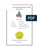 Laporan Bengkel Semester IV Teknik Listrik PDF