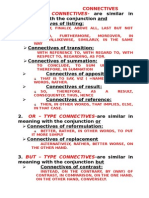 Connectives Guide for Writing