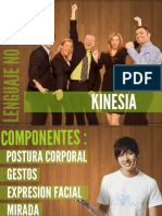 Presentación Kinésica, Proxémica y Paralinguística PDF