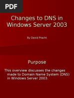 Changes To DNS