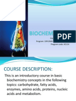 Introduction to Biochemistry 