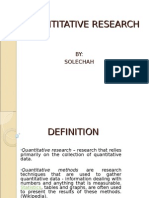 Quantitative Research